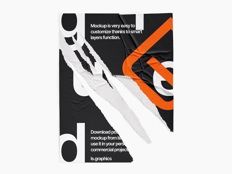 Glued Paper Mockup, US, Glossy, 9