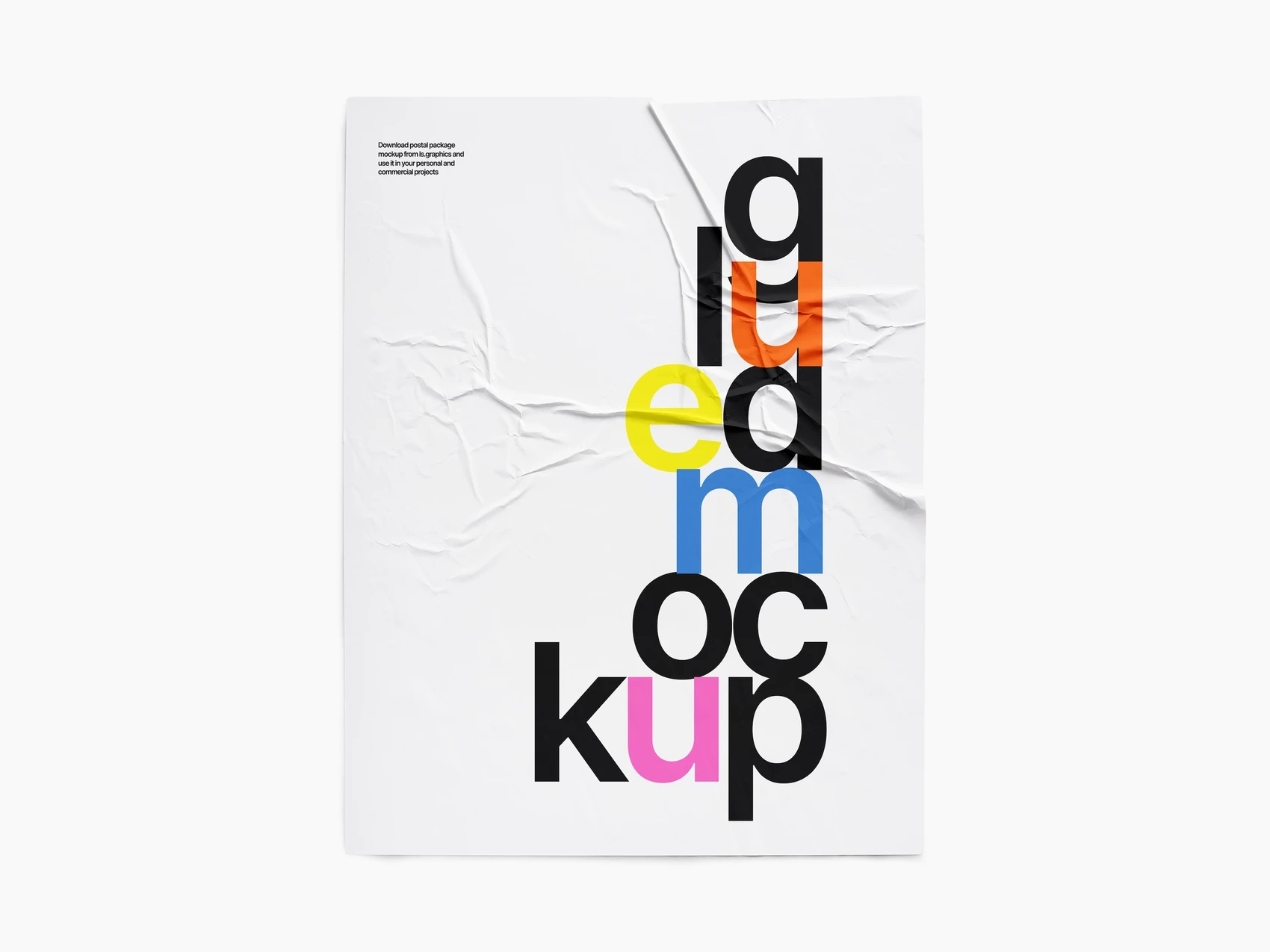Glued Paper Mockup, US, Glossy, 8 1