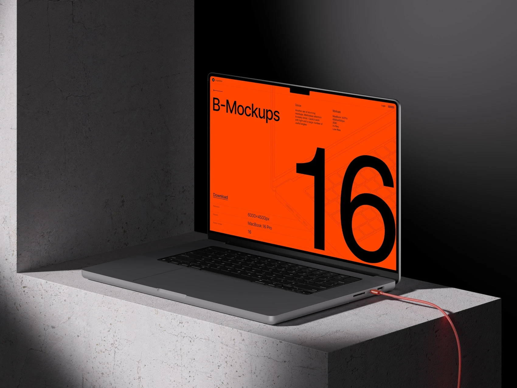 B-Mockups: Macbook Pro, 12 1