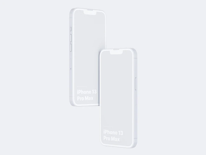 iPhone 13 Pro Clay Mockups: 04