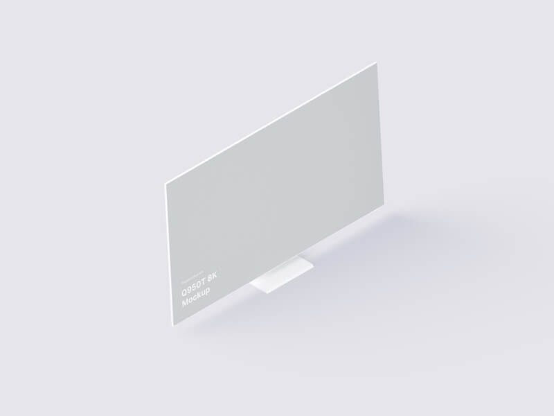 Samsung TV Clay Mockups (Q950T 8K), 12