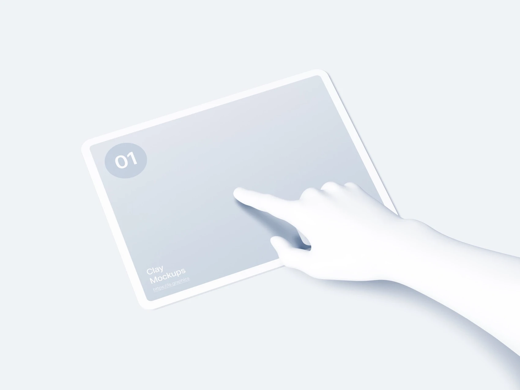 Hands Clay Mockups, 07 1