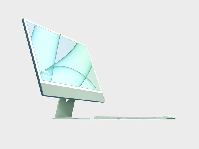 iMac 24-inch Mockups, 02