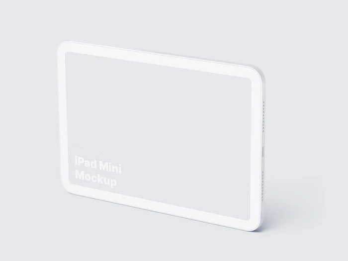 iPad Mini Clay Mockups, 06