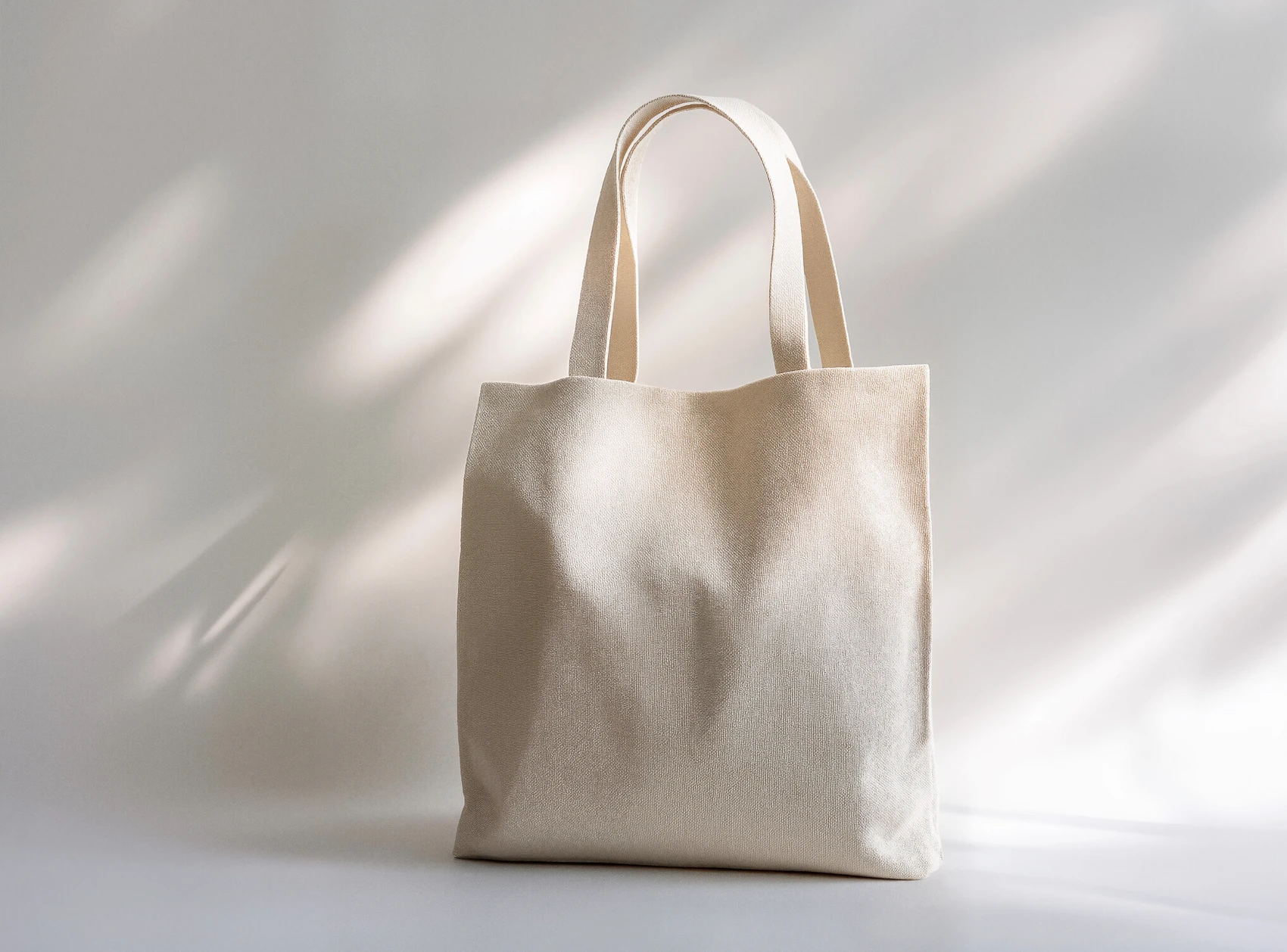 Free Fabric Shopper Bag Mockup