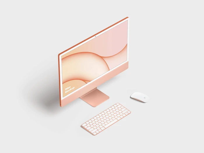 iMac 24-inch Mockups, 04
