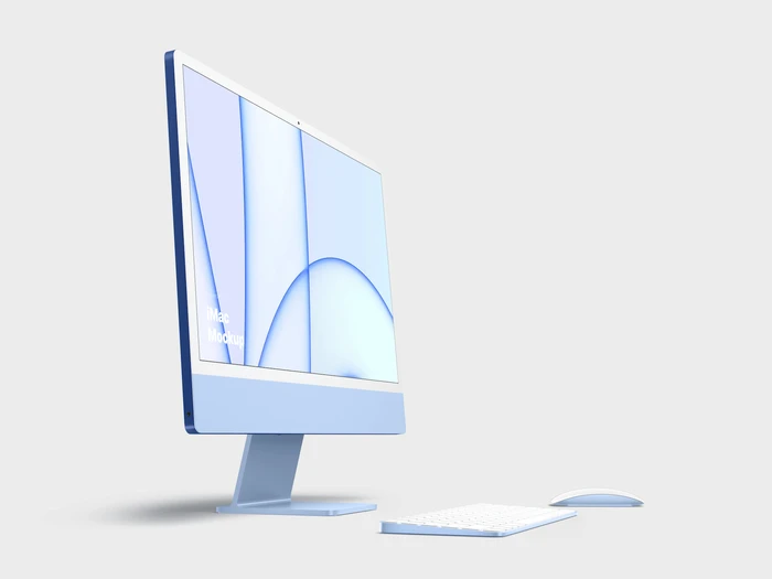 iMac 24-inch Mockups, 08