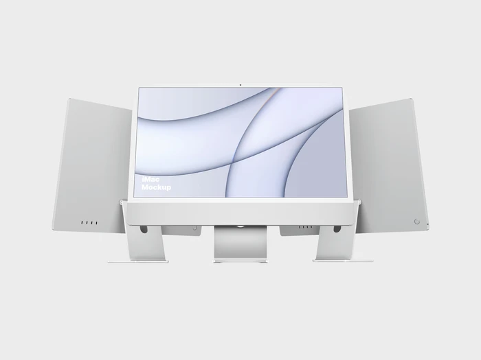 iMac 24-inch Mockups, 07