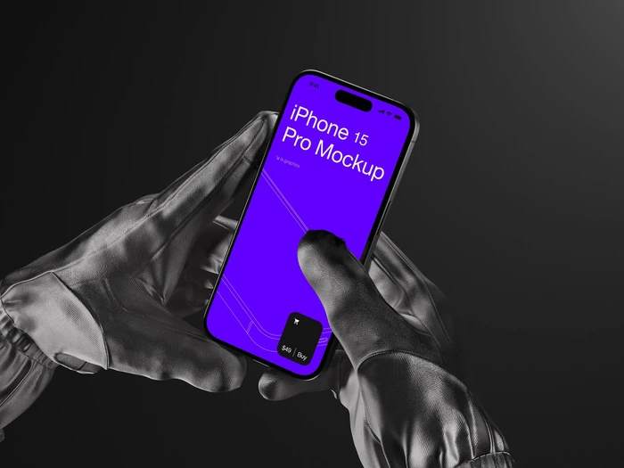 P-Mockups, iPhone 15 Pro, 09