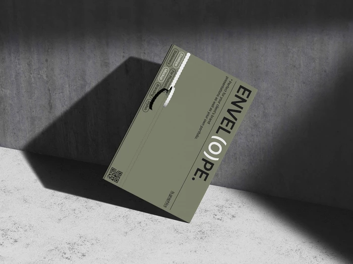 Oisin, Envelope Mockup with Realistic Shadows, US, 10