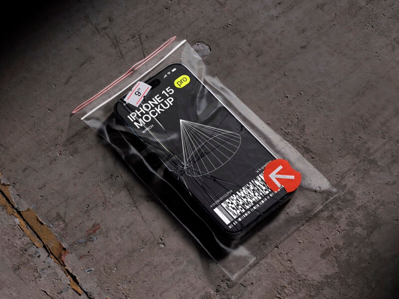 Bvge, Impressive iPhone 15 Mockup and Sticker Mockups, 02