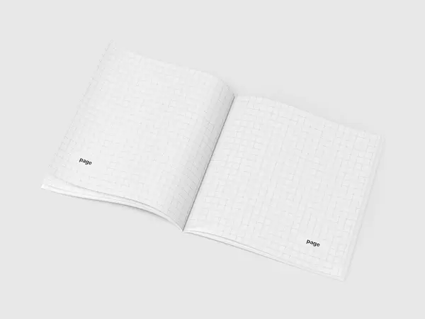 Magazine Mockup, Square, 04