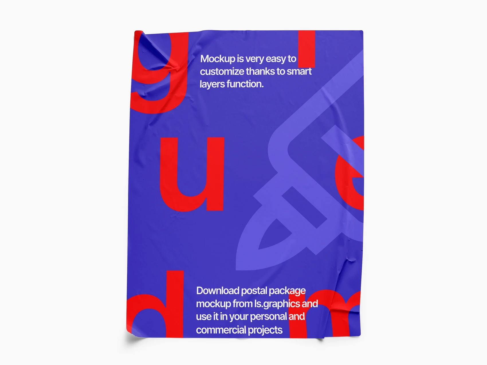 Glued Paper Mockup, US, Glossy, 1 1