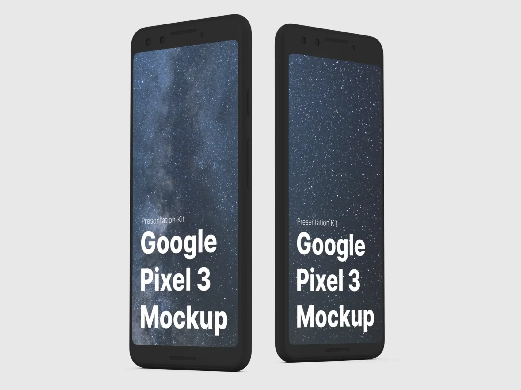 Google Pixel 3, Google Pixel 3 XL Mockups 36