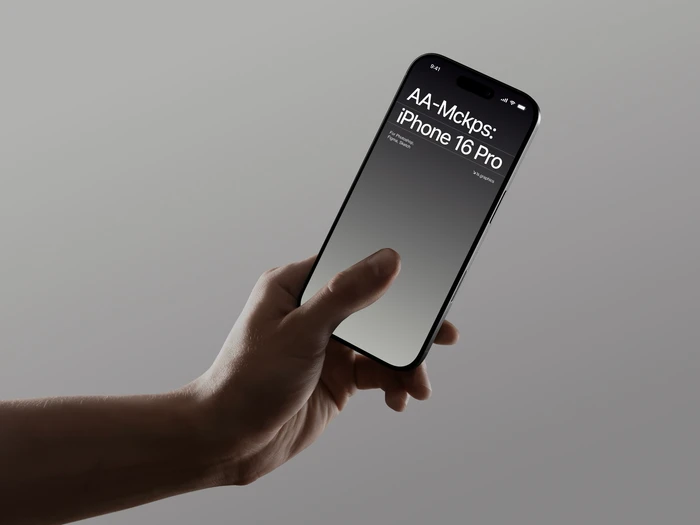 AA-Mockups: iPhone 16 Pro, Scene 07