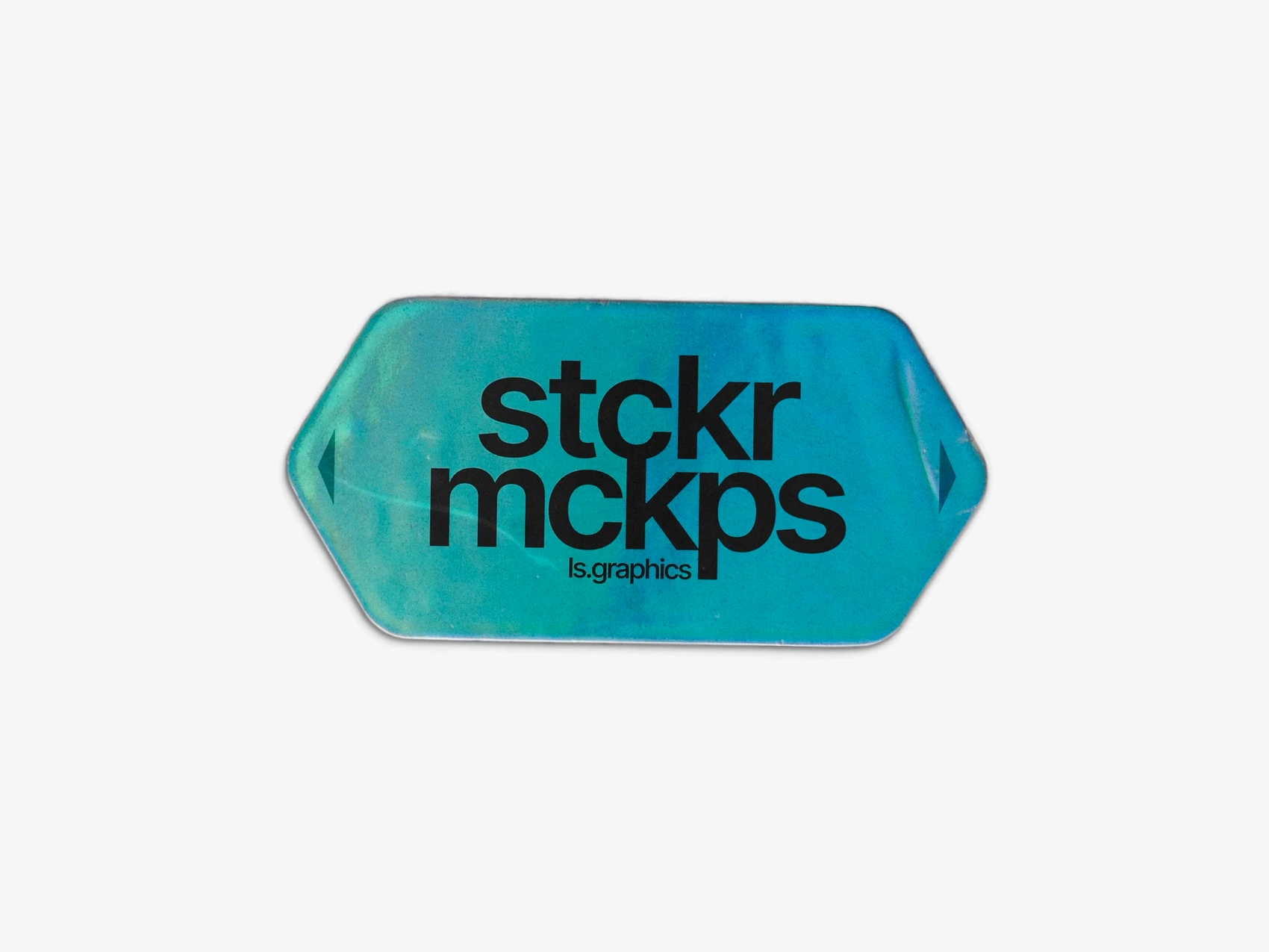 Holographic Sticker Mockup, Scene 25 1