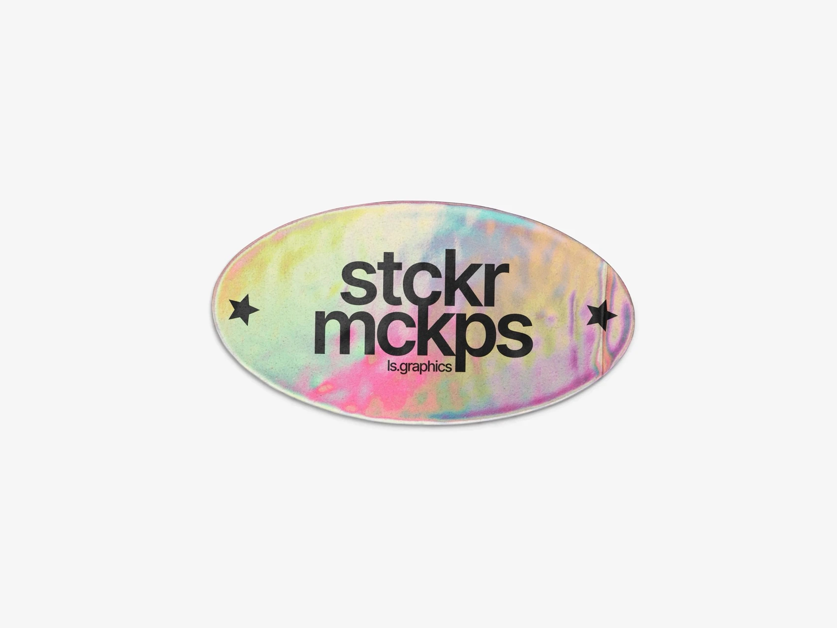Holographic Sticker Mockup, Scene 13 1