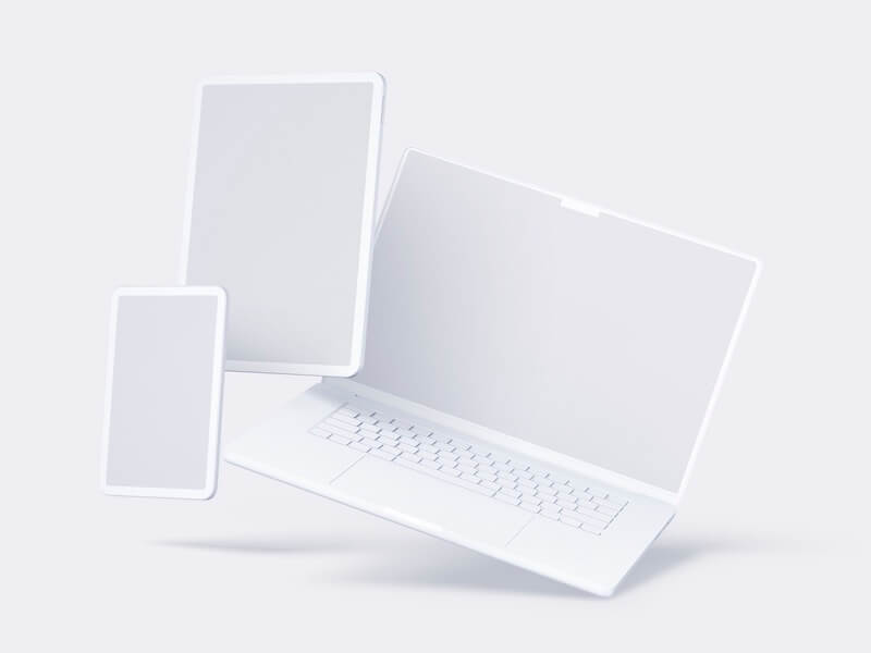 Apple Mockups Bundle, Clay, 04