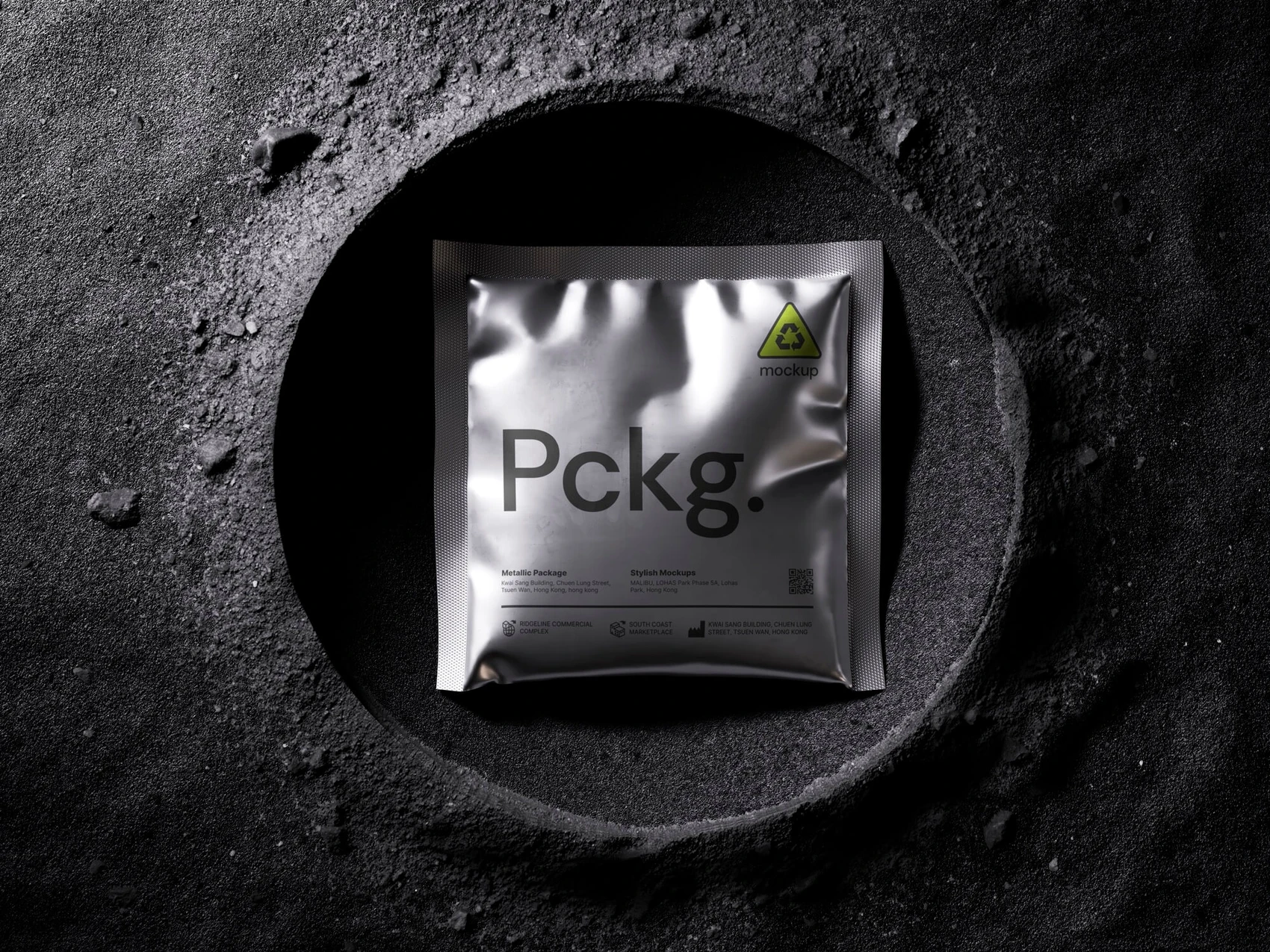 Vegus, Packaging Mockup in Top View, 08 1