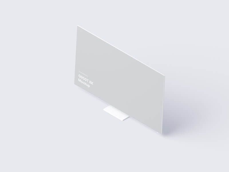 Samsung TV Clay Mockups (Q950T 8K), 11