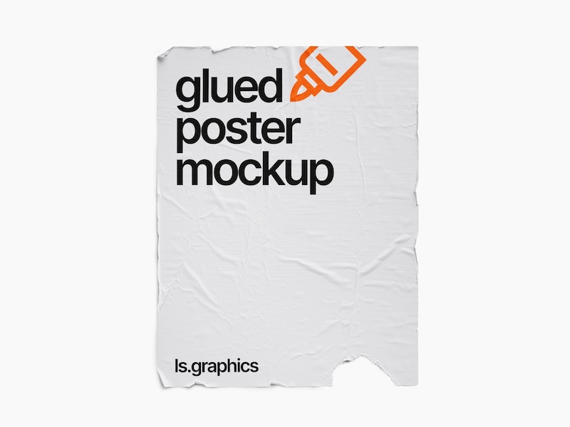 Glued Paper Mockup, US, Glossy, 7