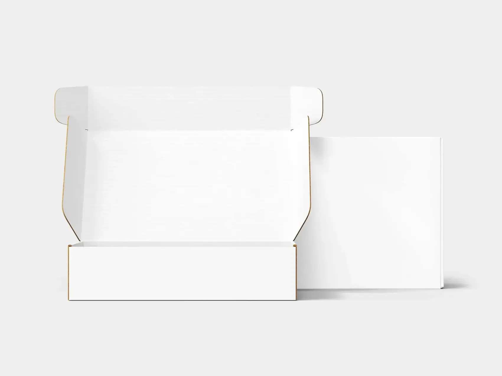 Free Cardboard Packages PSD Mockup 2