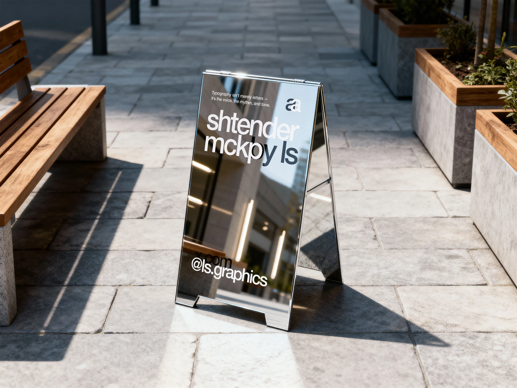 Metal Stand Mockup 1