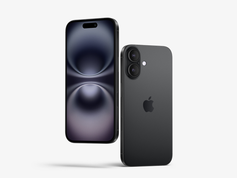 iPhone 16 Mockup, Scene 03