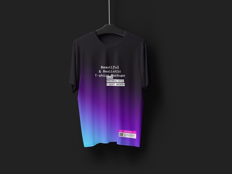 T-Shirt Mockup, Style 02, 02
