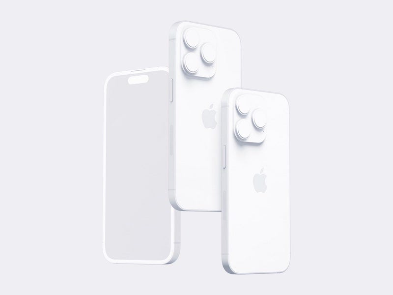 iPhone 14 Pro Clay Mockup, 12