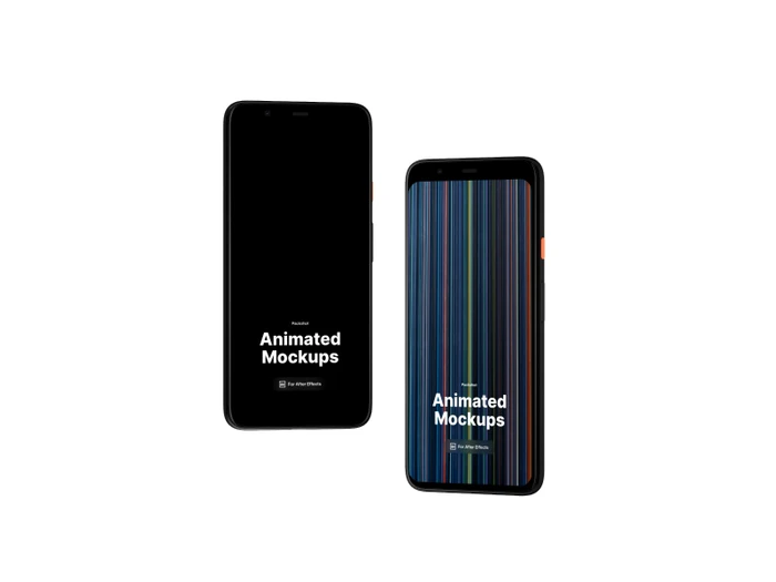 Pixel 4 XL Animated Mockup, 01