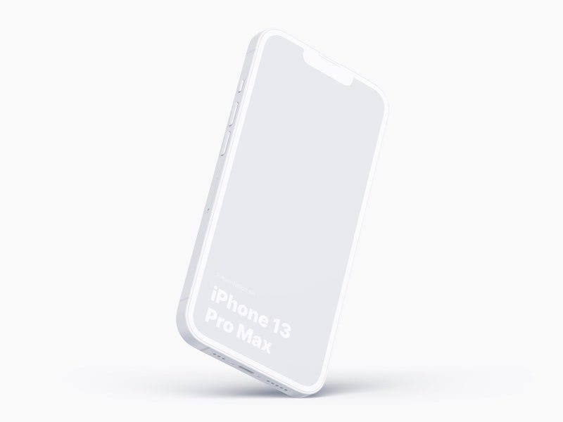 iPhone 13 Pro Clay Mockups: 03