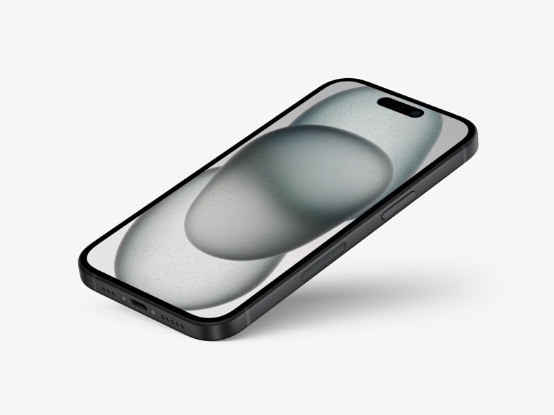 iPhone 15 Mockup, 01