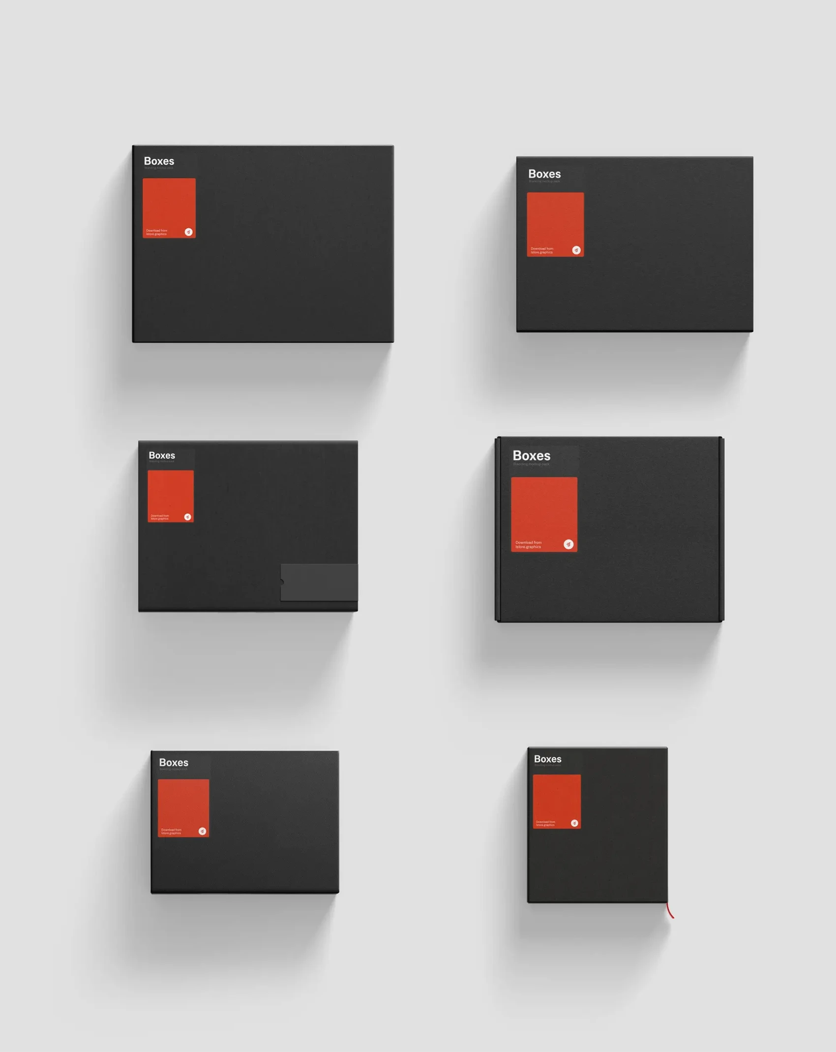 Painted Box Mockups 12