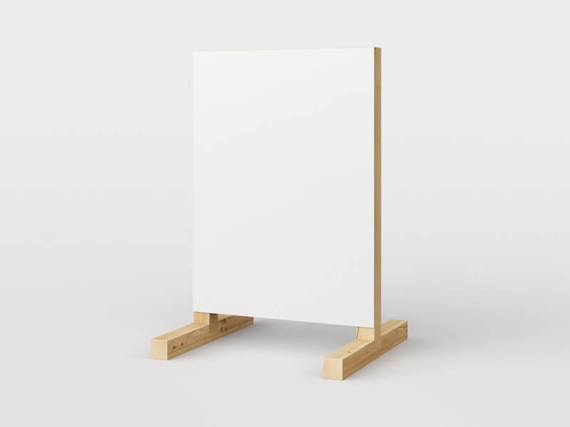 Sign Mockup, Wood, 07