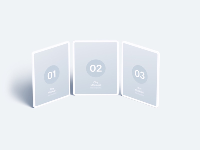 iPad Clay Mockups, 08