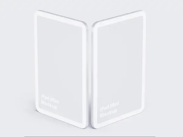 iPad Mini Clay Mockups, 09