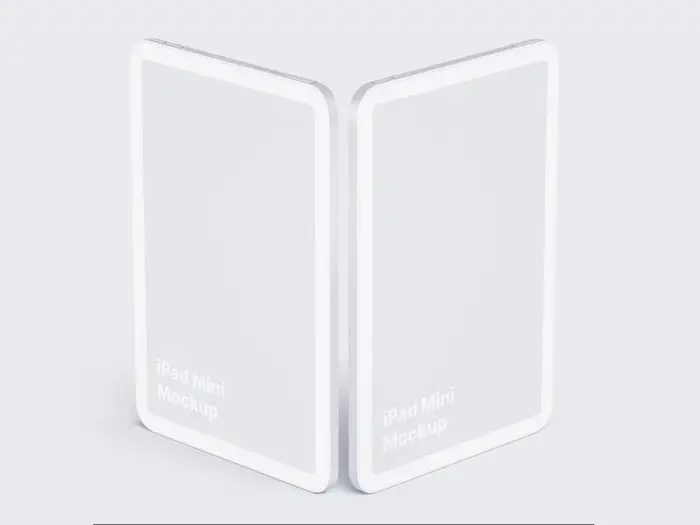 iPad Mini Clay Mockups, 09