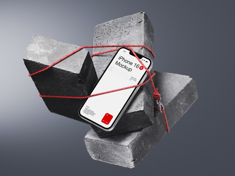 Z-Mockups, iPhone 16e, Scene 14