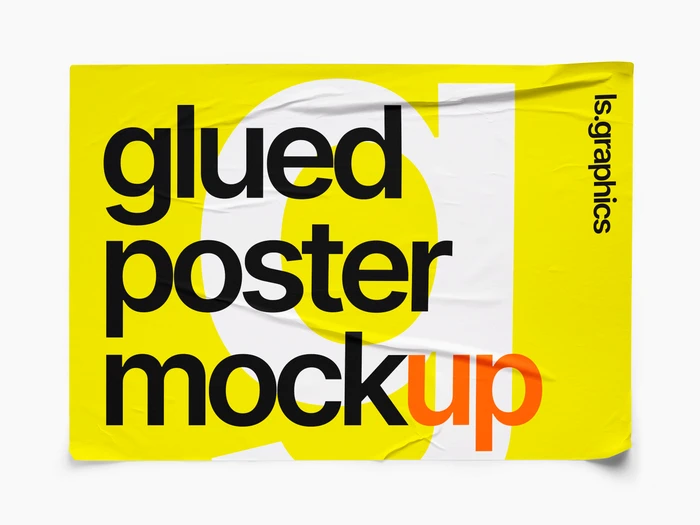 Glued Paper Mockup, EU, Glossy, 23