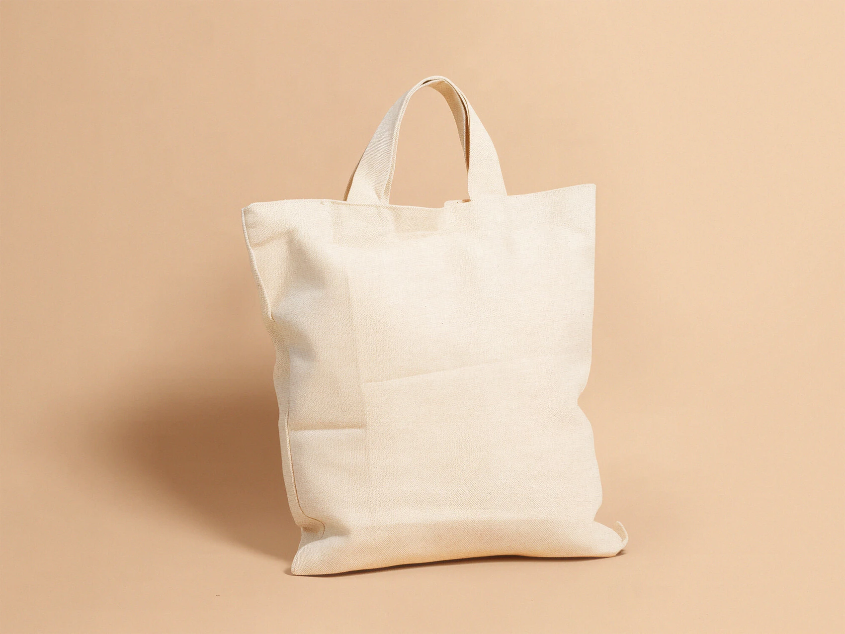Free Bag with Short Handles Mockup 2