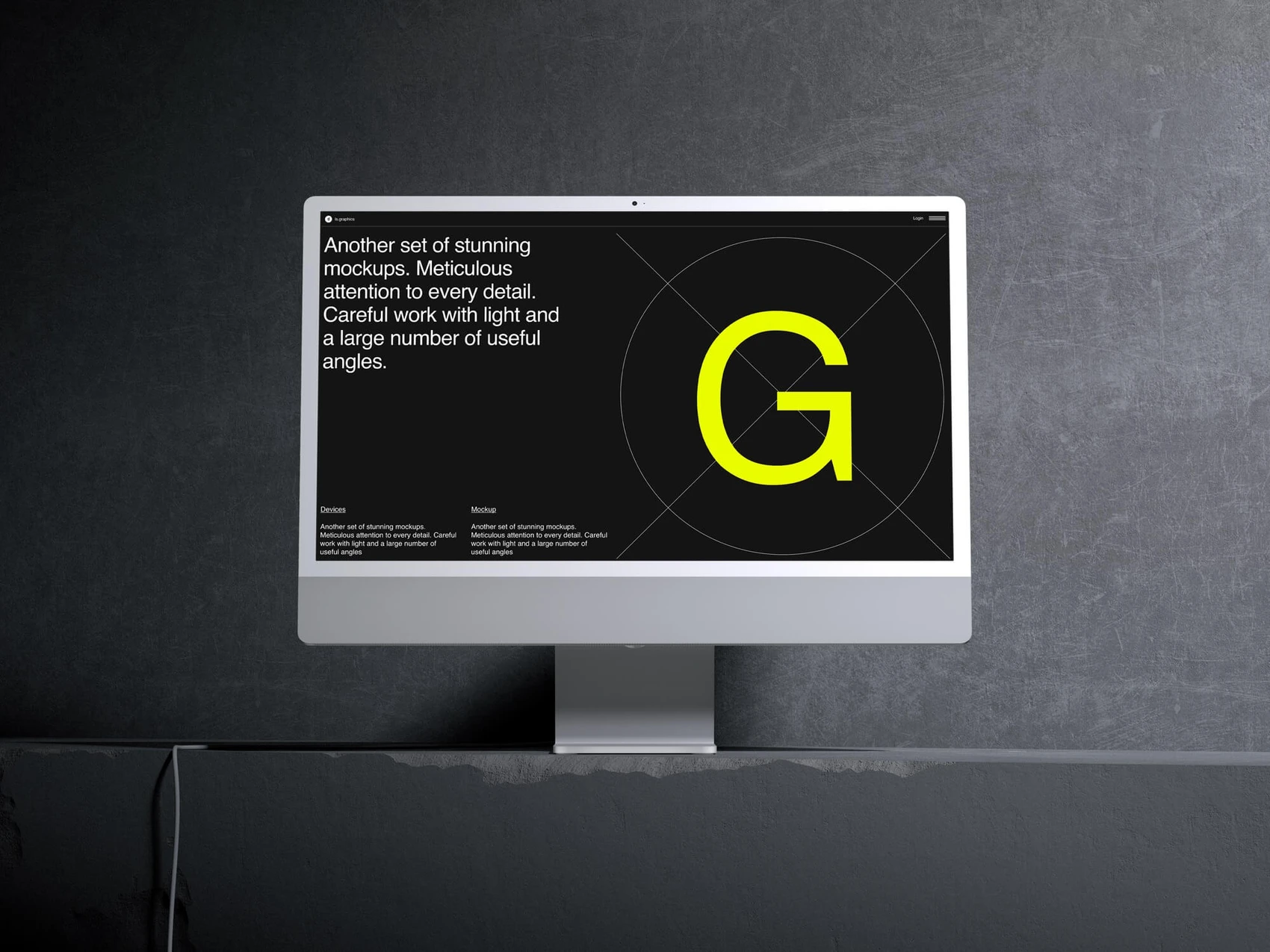 G-Mockups: iMac 24", 11 1