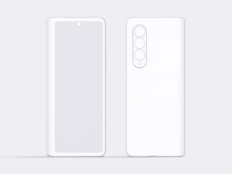 Samsung Galaxy Z Fold3, Clay 09