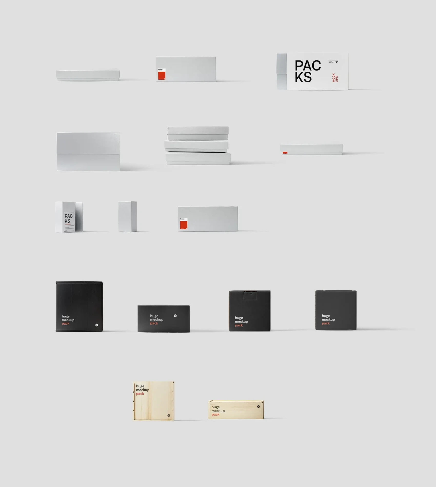 Painted Box Mockups 2