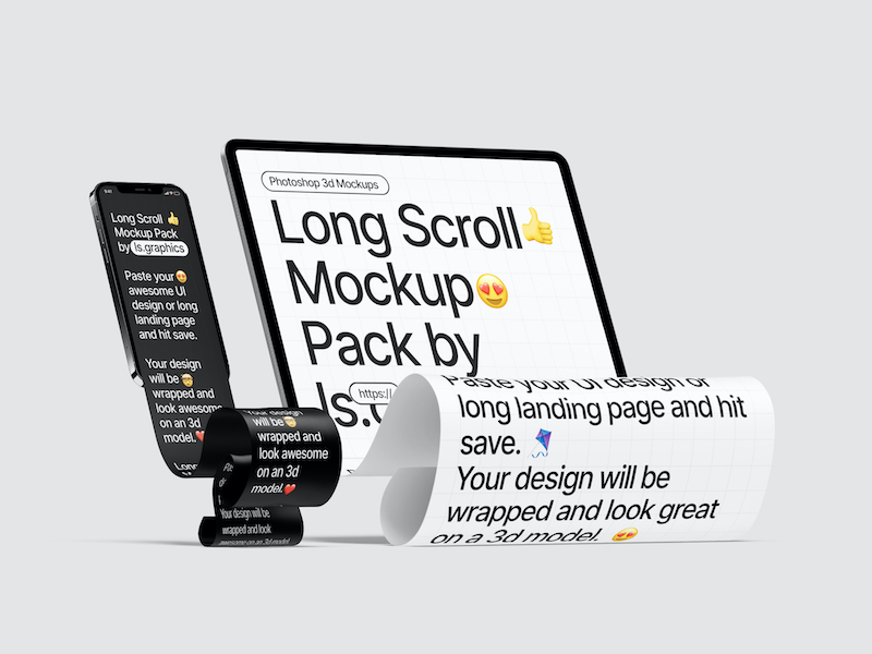Long Scroll Mockups, 13