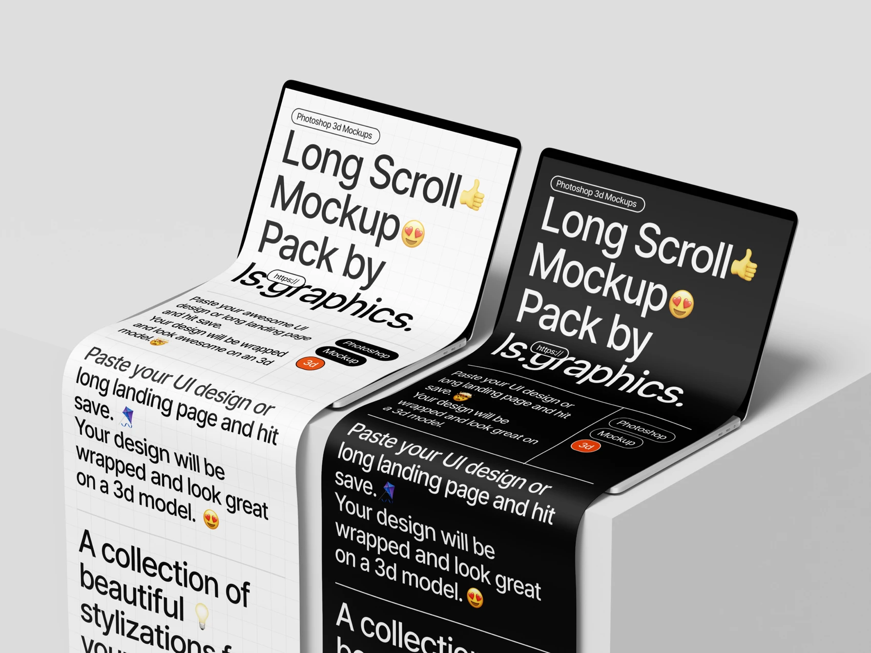 Long Scroll Mockups, 21 1