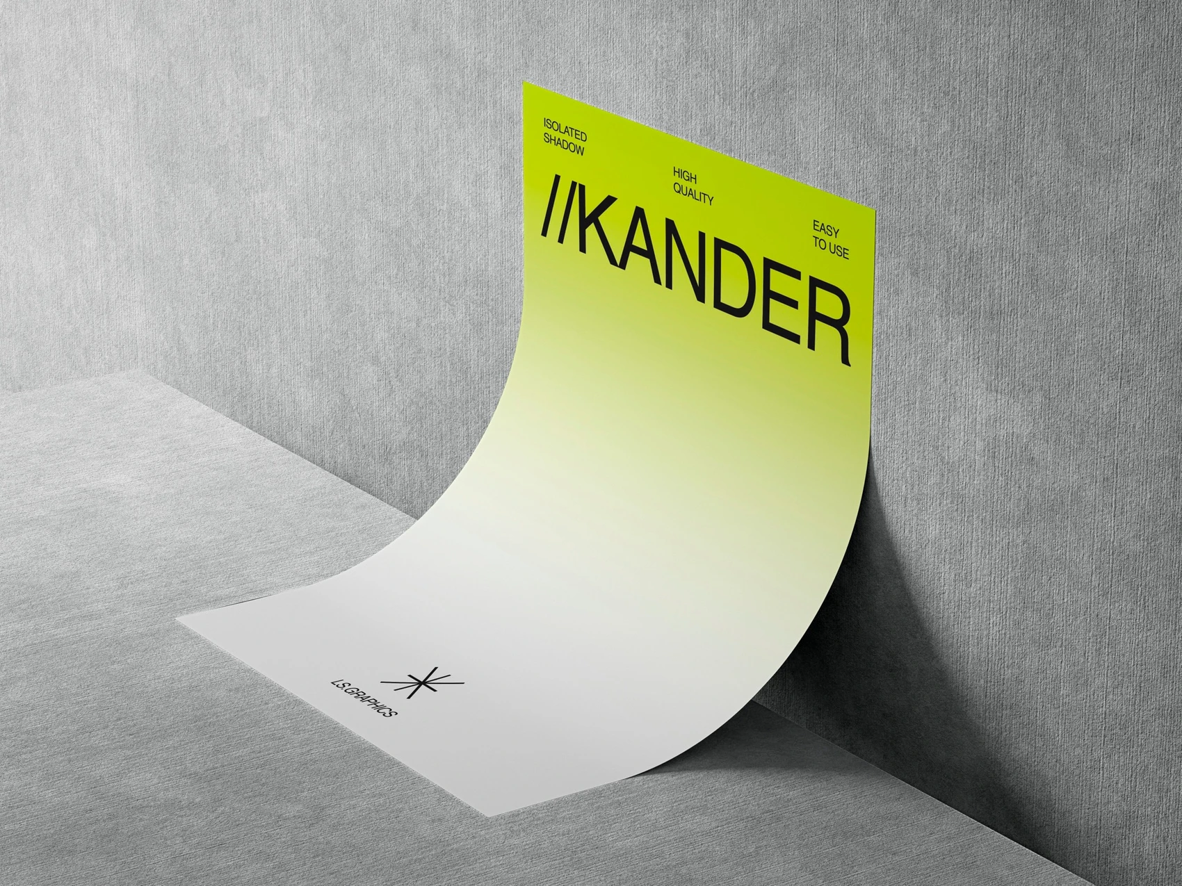 Kander, Quality-Rendered A4 Paper Mockup, EU 11 1