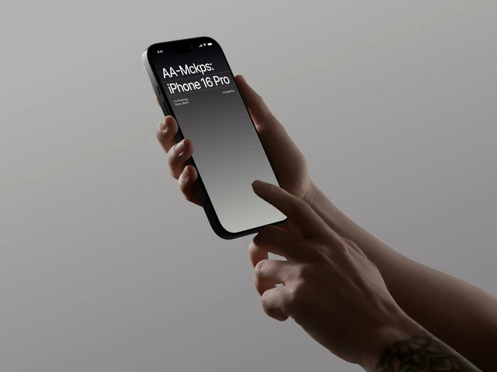 AA-Mockups: iPhone 16 Pro, Scene 02