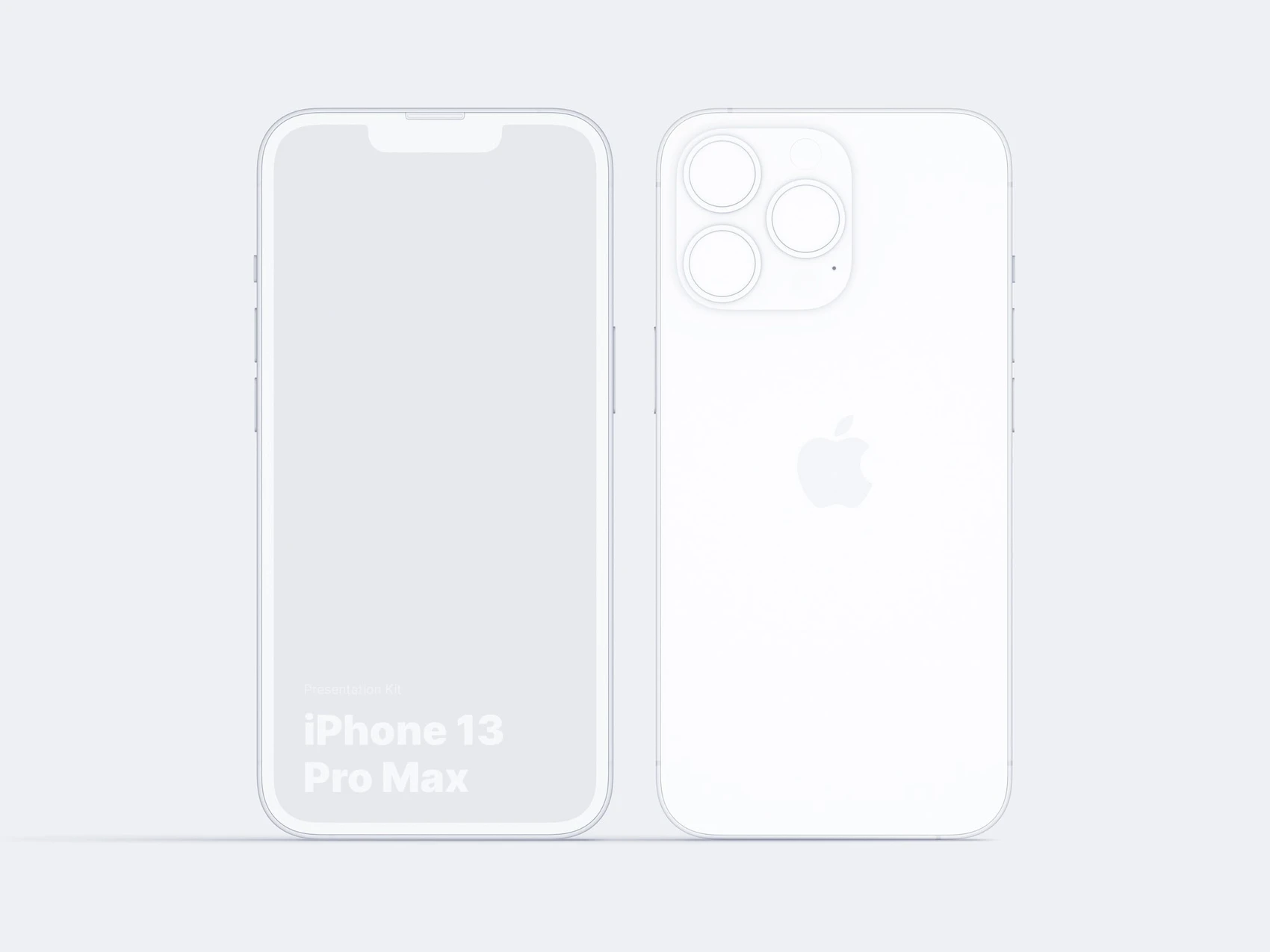 iPhone 13 Pro Clay Mockups: 02 1