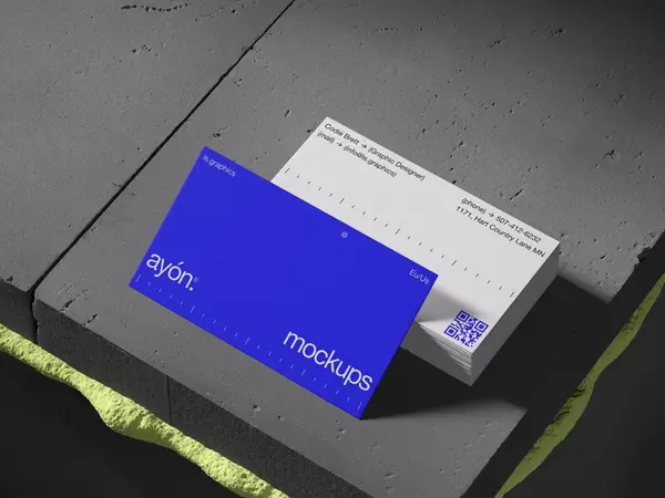 Ayon, Business Card Mockups, US, 15